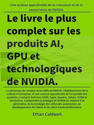 cover image of Le livre le plus complet sur les produits AI, GPU et technologiques de NVIDIA.